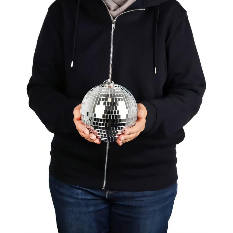 Boule Disco 15cm Argentée - Accessoire pour Déco & Intérieur