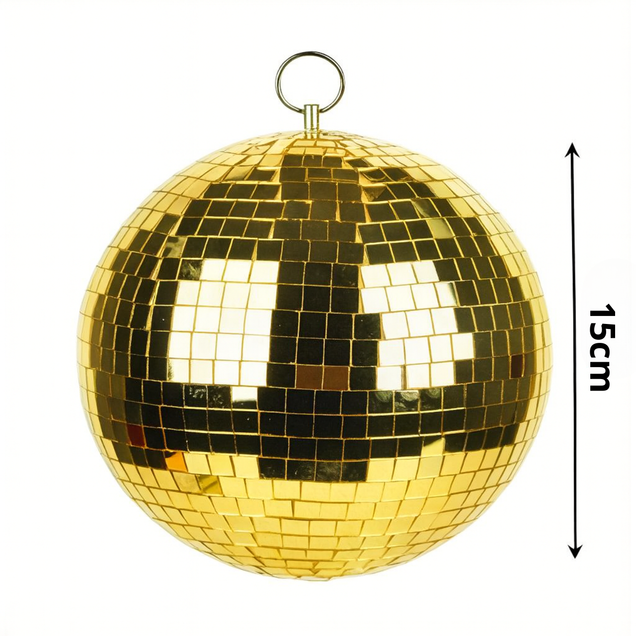 Boule Disco 15cm Dorée - Accessoire pour Déco & Intérieur