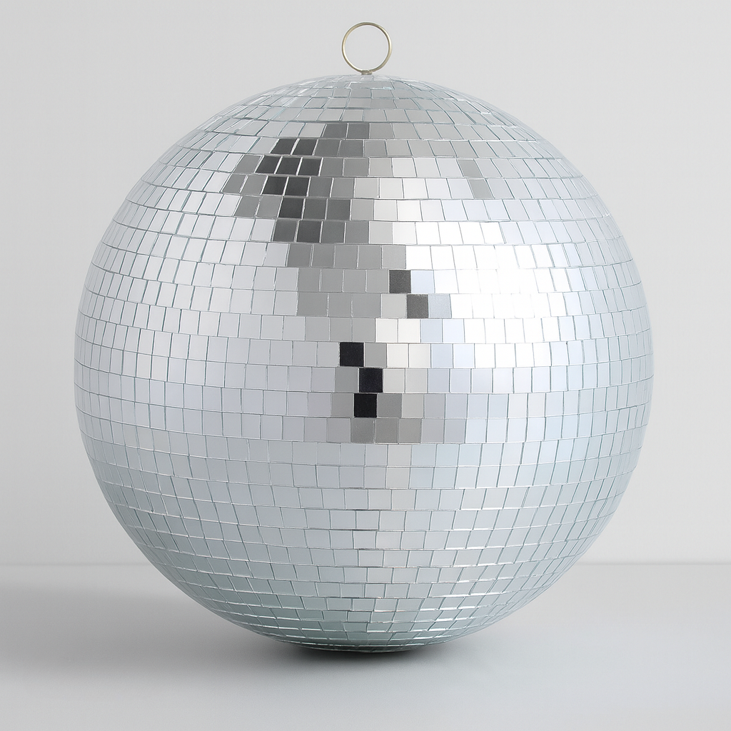 Boule Disco 30cm Argentée - Accessoire pour Fêtes & Événements