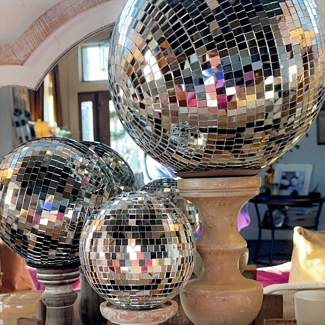 Boule Disco 30cm Argentée - Accessoire pour Fêtes & Événements