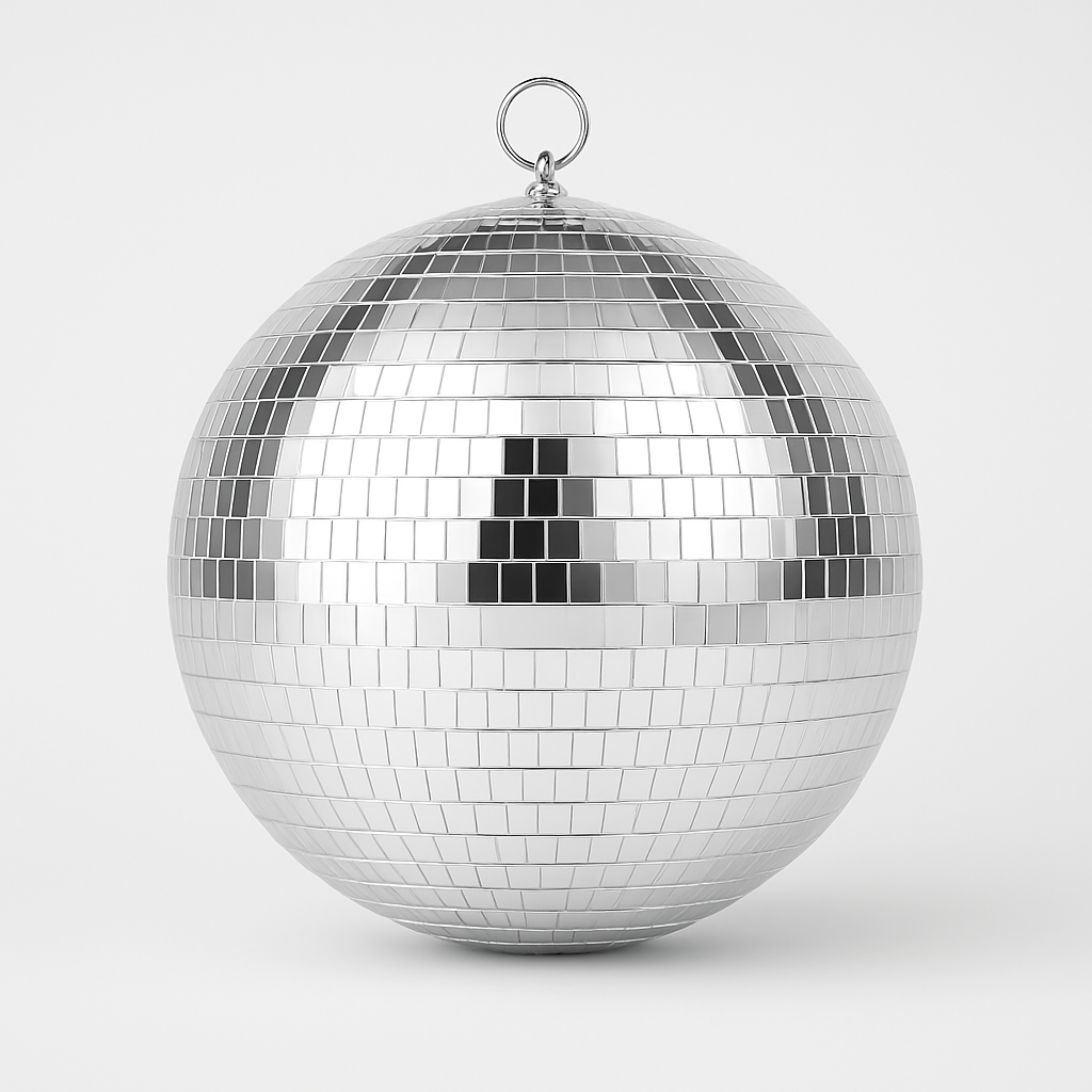 Boule Disco 25cm Argentée - Accessoire pour Fêtes & Événements