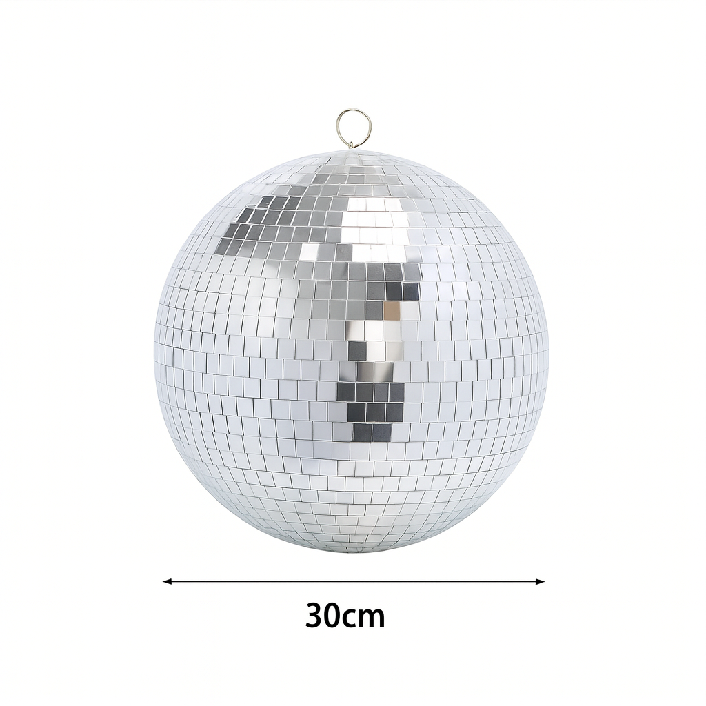 Boule Disco 30cm Argentée - Accessoire pour Fêtes & Événements