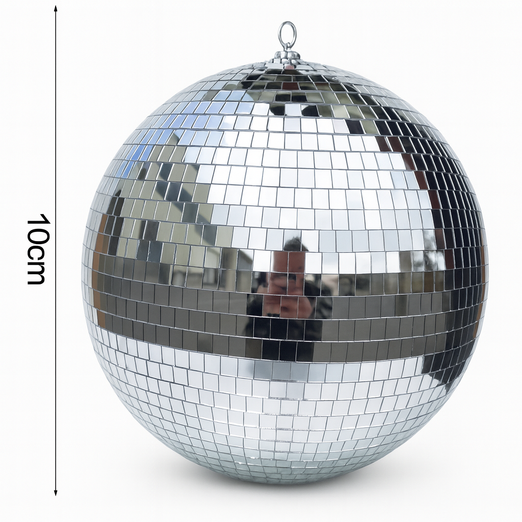 Mini Boule Disco 10cm Gris Argentée - Accessoire pour Déco & Intérieur