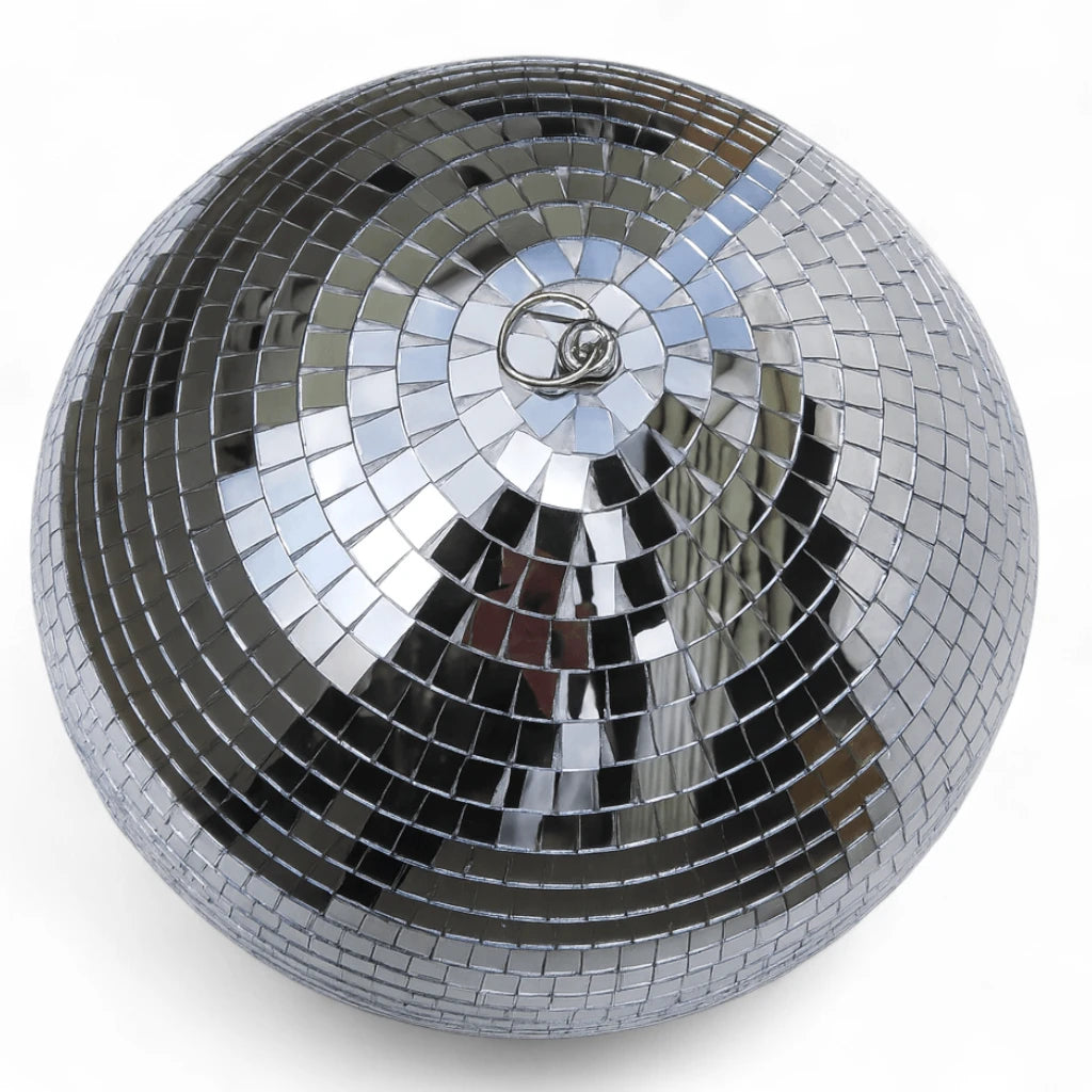 Boule Disco 40cm Gris Argentée - Fêtes & Événements