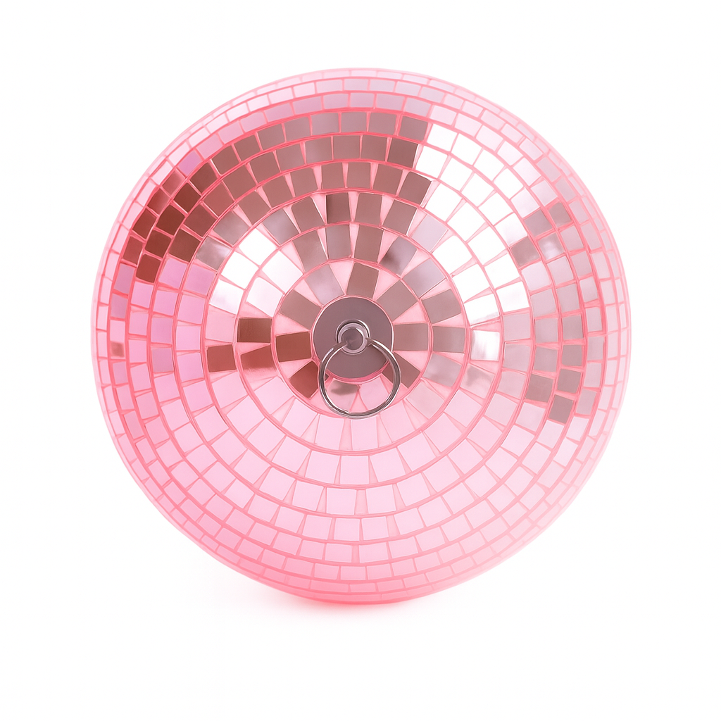 Mini Boule Disco 8cm Rose - Accessoire pour Déco & Intérieur