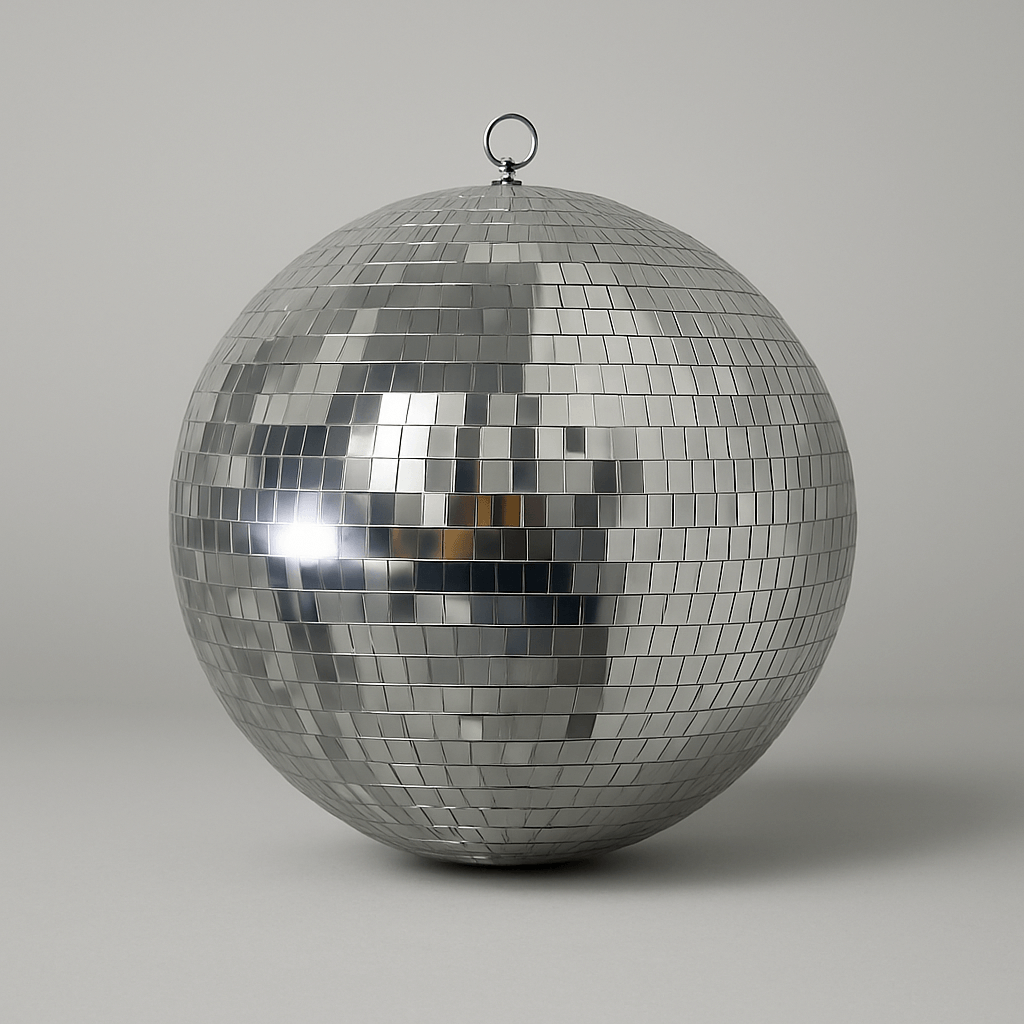 Boule Disco 50cm Gris Argentée - Accessoire pour Déco & Intérieur