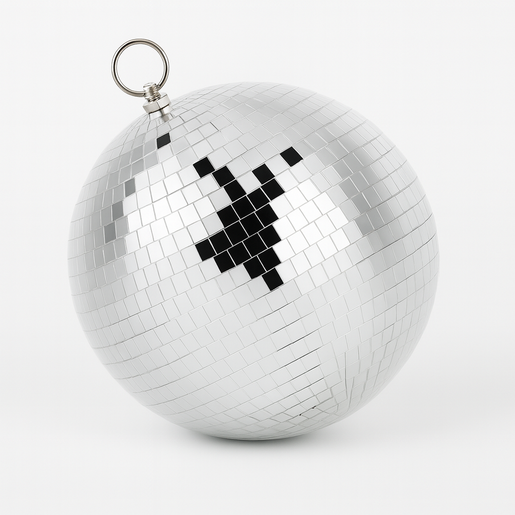 Boule Disco 15cm Argentée - Accessoire pour Déco & Intérieur