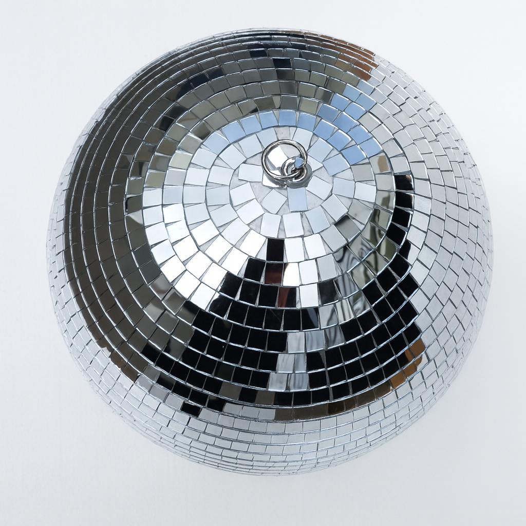 Mini Boule Disco 10cm Gris Argentée - Accessoire pour Déco & Intérieur