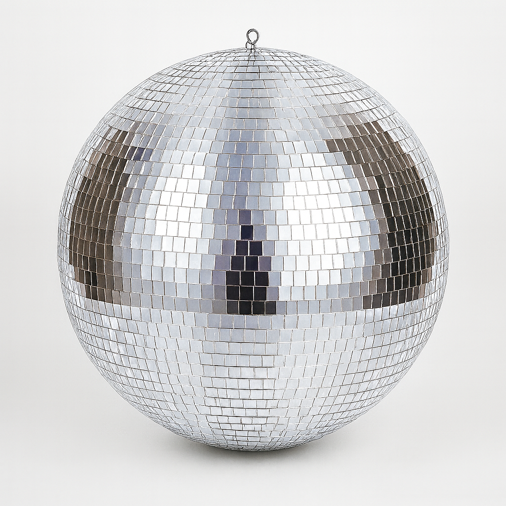 Boule Disco 40cm Argentée - Accessoire pour Fêtes & Événements