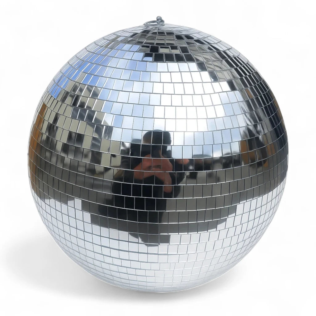 Boule Disco 40cm Gris Argentée - Fêtes & Événements