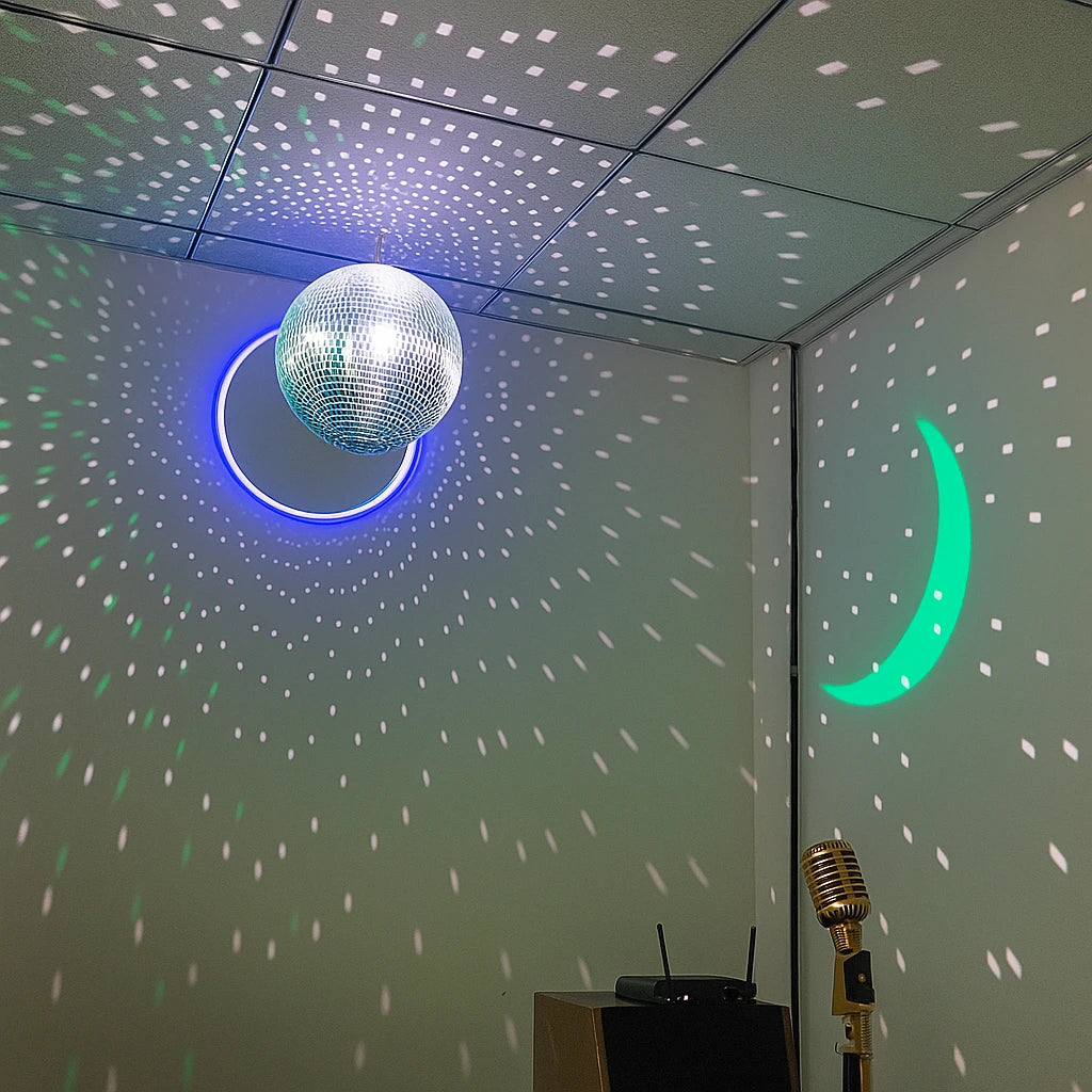 Boule Disco 20cm Argentée - Fêtes & Événements