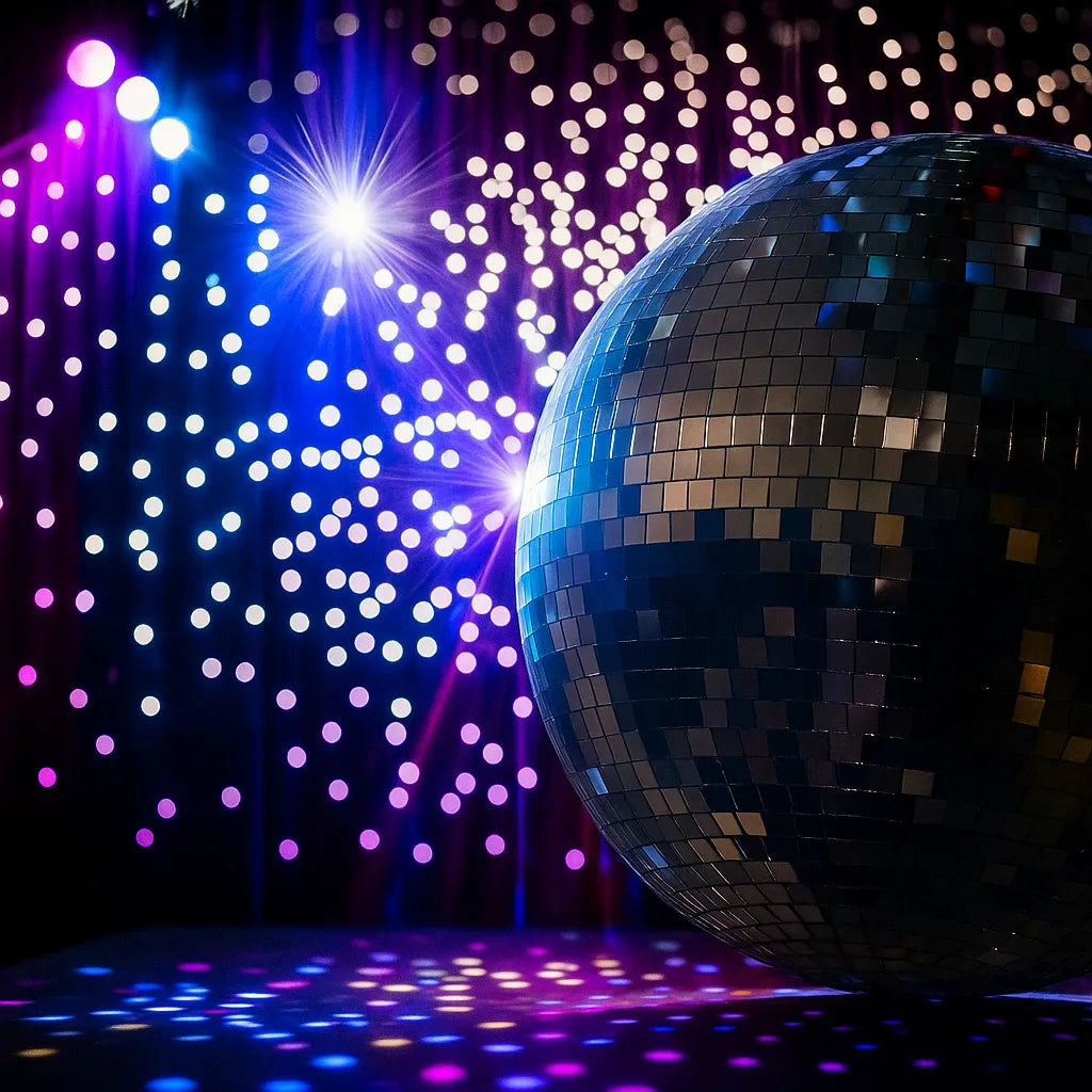 Boule Disco 25cm Argentée - Fêtes & Événements