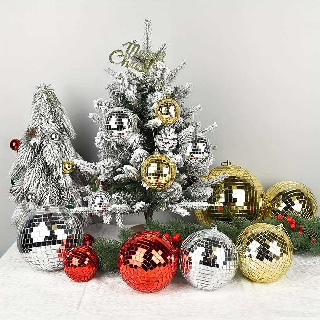 Boule Disco 15cm Dorée - Accessoire pour Déco & Intérieur