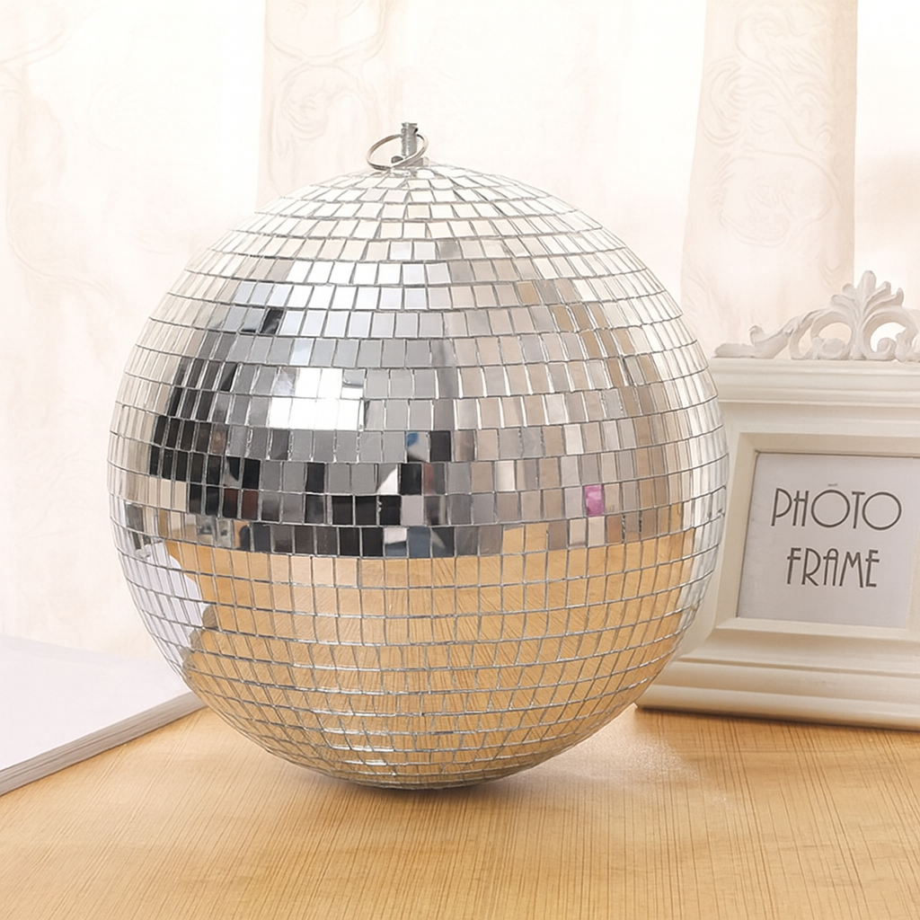 Boule Disco 15cm Argentée - Accessoire pour Déco & Intérieur