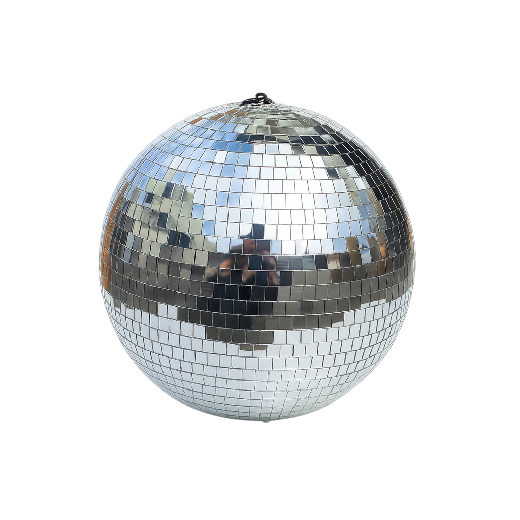 Boule Disco 15cm Gris Argentée - Accessoire pour Fêtes & Événements