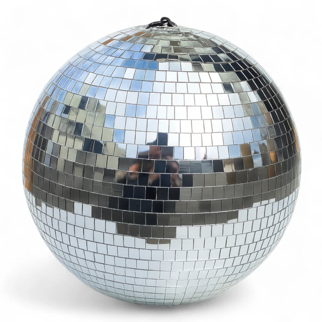 Boule Disco 15cm Gris Argentée - Fêtes & Événements
